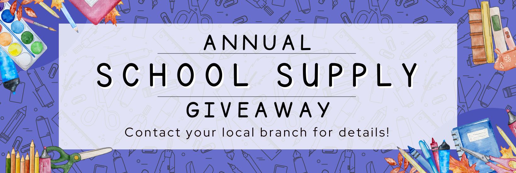 School Supply Giveaway image